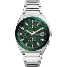 Image of Fossil Everett Chronograph Stainless Steel Watch FS5964