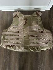 Ballistic Vest w/ Soft Armor inserts Desert Camouflage.Size X Large.New