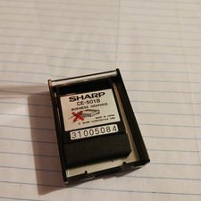 1983 Sharp Pocket Computer Data Card Business Graphics CE-501B 31005084 Japan