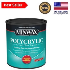 Clear Polycrylic Finish Gloss - Water-Based Protective Wood Coating