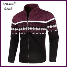 New Men Sweaters Jackets Autumn Winter Warm Coats Loose Sweatshirts Zipper