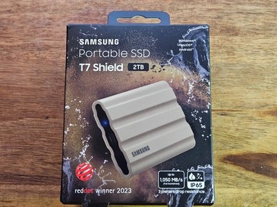 Samsung T7 Shield 2TB portable SSD USB 3.2 Gen 2 1050 MB/S MU-PE2T0K