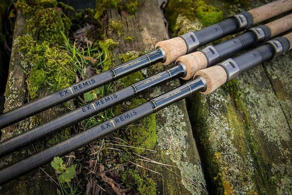3 X Wychwood Extremis FC Cork 12ft Carp Rods 3lb 3.25lb 3.5lb 50mm Butt ...