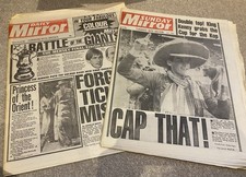 Daily Mirror FA Cup Final 1986 Liverpool V Everton