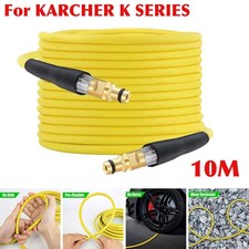 FOR KARCHER K SERIES YELLOW ANTI KINK POWER WASHER HOSE PIPE 10M