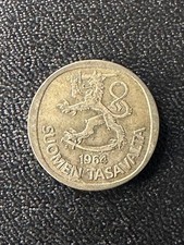 Finland 1 Markka  1964 S silver