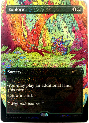 MTG Explore (Confetti Foil) Secret Lair x Furby 2327 NM