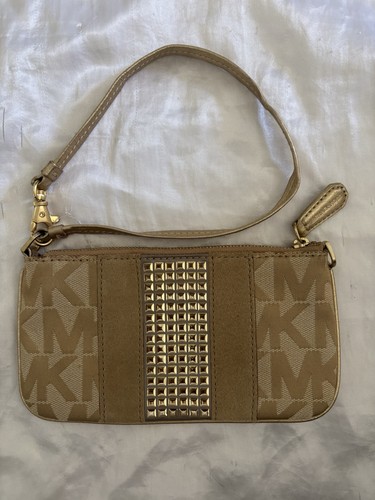 Michael Kors złota metaliczna nadgarstka - Zdjęcie 1 z 4