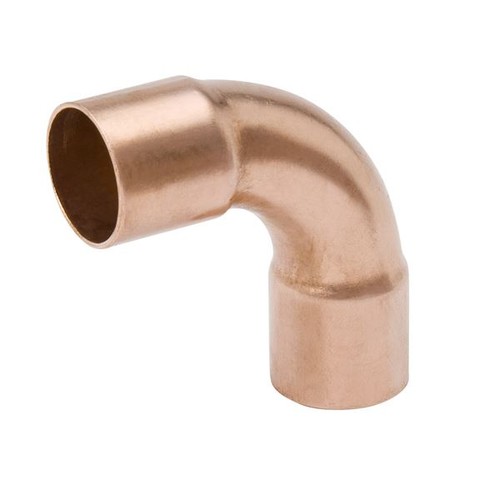 Copper W02055 1-3/8" Copper Elbow Long Radius 90 Degree Fitting