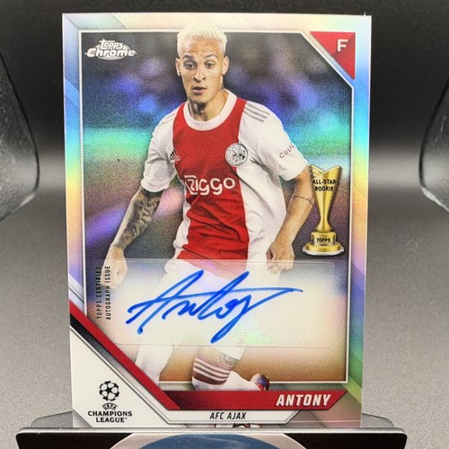 Topps Chrome UEFA Champions League 2021/22 Antony Auto CA-A Chrome Autographs