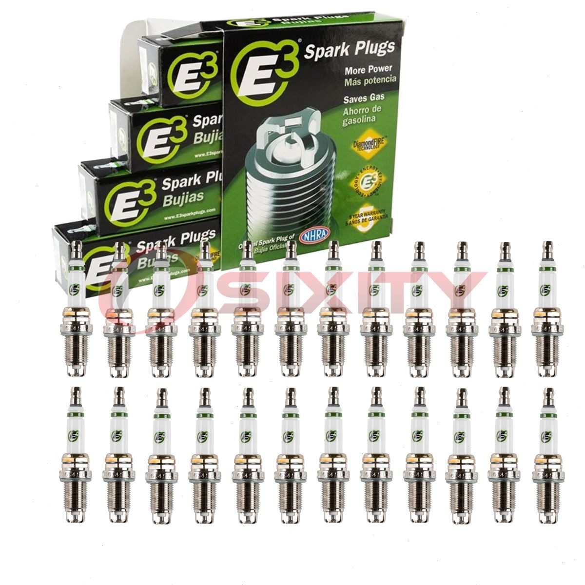 24 pc E3 Spark Plugs for 2006-2020 Mercedes-Benz S65 AMG 6.0L V12 Ignition fx