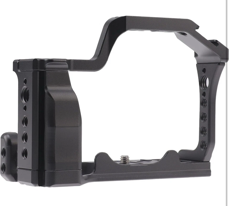 Jaula de cámara DSLR de aleación de aluminio para Canon EOS M5 M50 M50 Mark II liberación rápida Foto 2 de 3