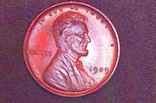 1909 wheat cent VF