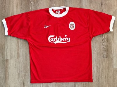 リバプール Reebok ユニフォームOWEN 10 Vintage Reebok Liverpool Michael Owen #10 Jersey Carlsberg Soccer