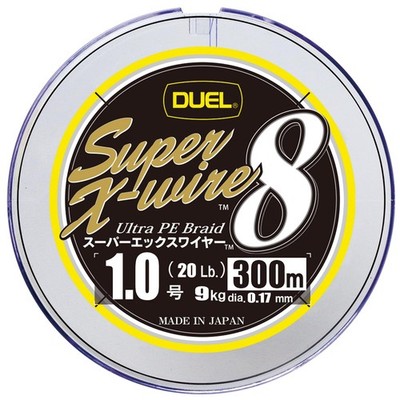 Duel Super X Wire 8 Pe Fishing Line [High Strength, High Sensitivity] #1.0, 300_