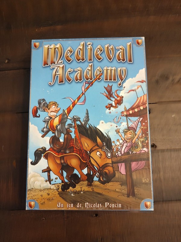 Medieval Academy Board Game. Blue Cocker. Great condition.
