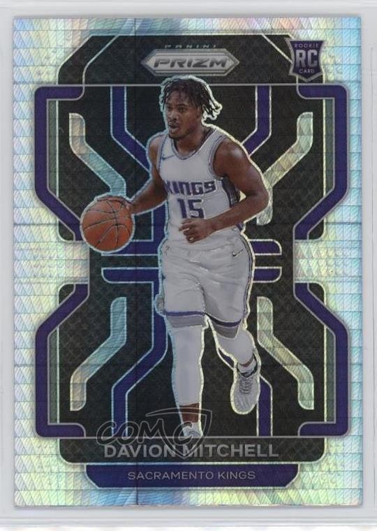 2021-22 Panini Prizm Hyper Prizm Davion Mitchell #312 Rookie RC 0nn9