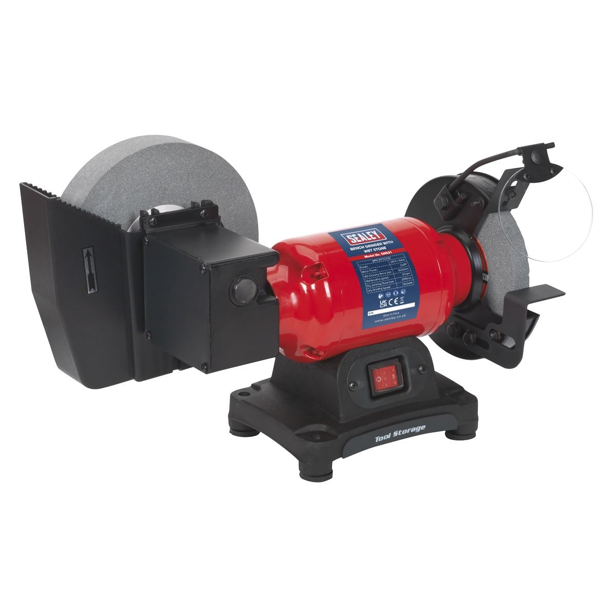 Sealey 200/150mm Wet & Dry Bench Grinder 250W/230V SM521