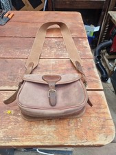 Brady Halesowen Vintage Canvas Leather Shooting Cartridge Bag