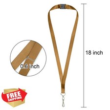 DE 25/50 Pack Breakaway Lanyards J-Hook ID Badge Holder Bulk
