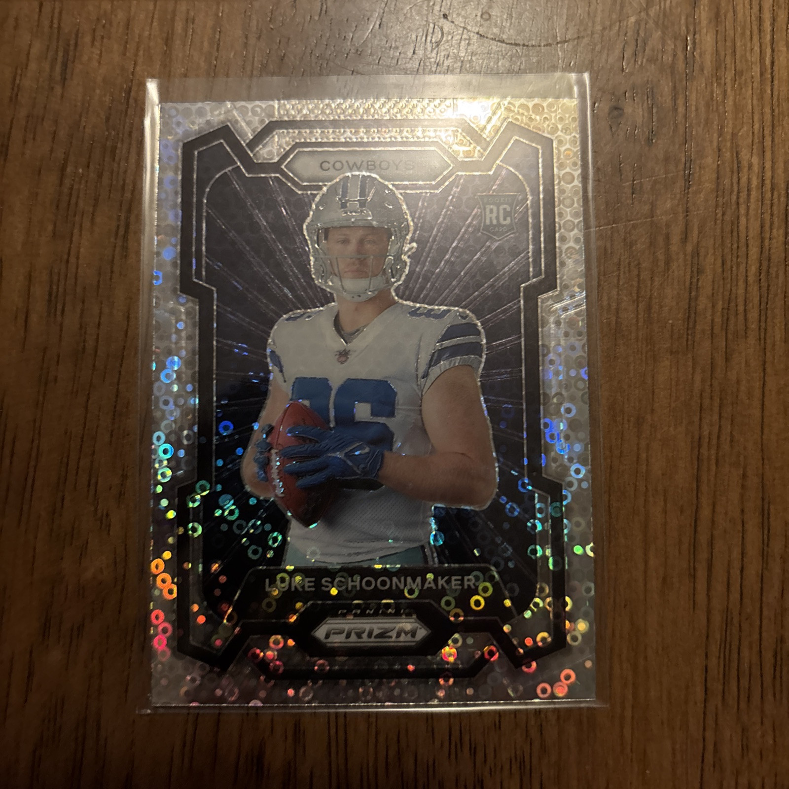 2023 Panini Prizm - Rookie Variation No Huddle Prizm #312 Luke Schoonmaker (RC)