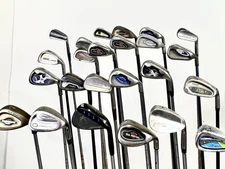 Wholesale Lot of 24 Golf Clubs - Right Handed - Assorted Irons and Wedges