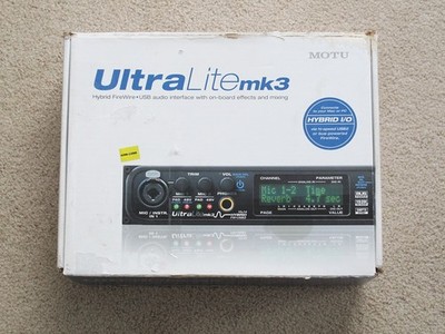 Motu UltraLite-mk3 Hybrid FireWire+USB Digital Recording Interface
