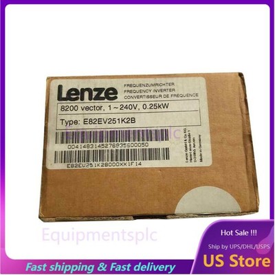 E82EV251K2B NEW LENZE E82EV251_2B Inverter Vector 8200 0.25kW E82EV251-2B-