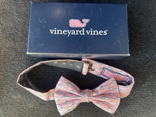  45 VINEYARD VINES Boys Bow tie MARLIN FISH Bowtie Youth Size PreOwned Worn Once