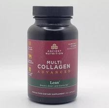 Ancient Nutrition Multi Collagen Advanced LEAN 90 Caps Breaks Down & Burns Fat