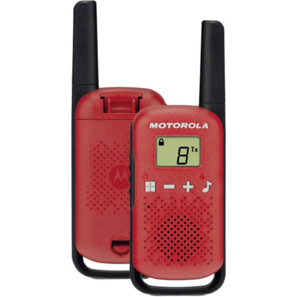 Talkie-walkie PMR446 Motorola TALKABOUT T42 rot radio loisir 4km - 3