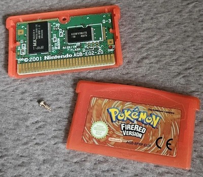 Pokemon Feuerrote Version Nintendo Gameboy Advance Original UK PAL 