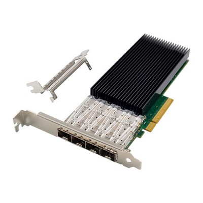 X722-DA4 4-Port 10G SFP+ NIC - PCIe x8 Server Fiber Network Adapter Card