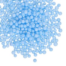 10Pack 0.16"-0.24" Foam Ball, Mini Foam Beads Balls for DIY Crafts, Sky Blue