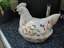 CHURCHILL BRAMBLE FAYRE CHICKEN / HEN EGG STORAGE