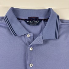 Polo Golf Ralph Lauren Performance Polo Shirt Men's XL Blue Pima Cotton