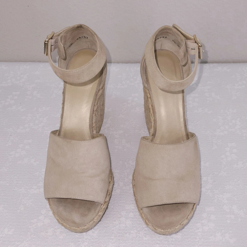 Sandalias de cuña Stuart Weitzman Sohojute alpargata mujer 9,5 tacón plataforma zapatos de salón Foto 4 de 4