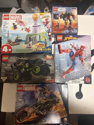 LEGO Marvel, Star Wars, Technic & Spider-Man 10790 75369 42118 Sets Lot