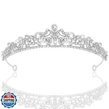 CIEHER Wedding Tiara Crowns for Women Rhinestone Princess Crown Bridal Headpi