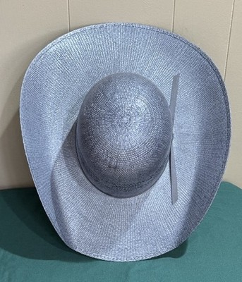 Atwood Halfbreed Bangor Gris Gray Open Crown Straw Cowboy  display picture 3