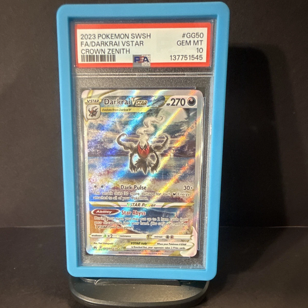 Darkrai VSTAR GG50/GG70 Crown Zenith: Galarian Gallery Just Listed