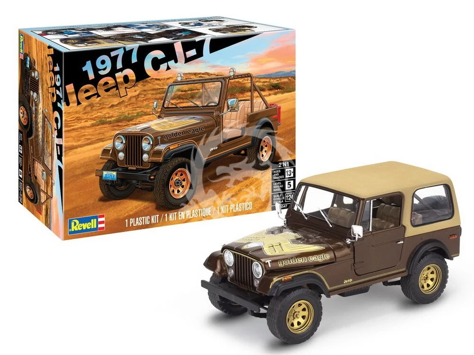 1977 Jeep CJ-7 - Revell 14547 lub 85-4547 skala 1/25 - Immagine 2 di 4