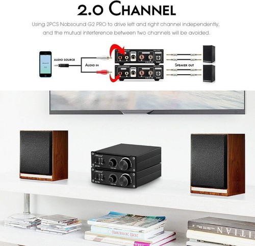 Miniatur 300 W Klasse D Verstärker - PBTL/SUB Modi für Audiophile Experience` - Bild 4 von 15