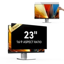 Laptop Privacy Screen 23 Inch, Removable 16:9 Aspect Privacy Filter Screen Pr...