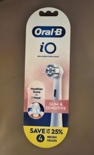 Oral-B iO Gum Sensitive Replacement Brush Heads 4 Pack - New/Sealed