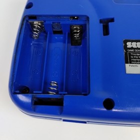 Sega Game Gear - Works, Recapped, LCD Screen Mod, Glass Lens, Clean Blue Shell 