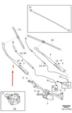 Volvo V60 MK2 Cross Country Front Wiper Bran droit Lhd 32411437 Nouveau authenti