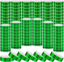 Teling 1200 Pcs over 21 Paper Wristbands Events Wristbands Colored Waterproof Pa