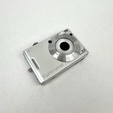 Sony Cyber-shot DSC-W30 6.0MP Digital Camera Silver Tested No Battery/SD/Charger
