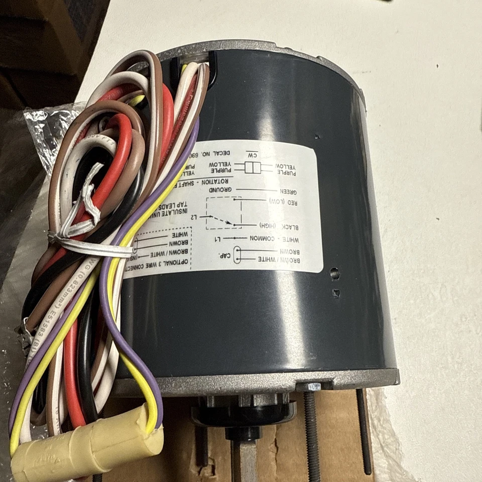 Marathon Motor 048A110840 X096 1/2 HP 1075 RPM 208-230 Volt - Image 4 of 4